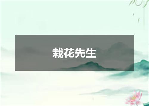 栽花先生