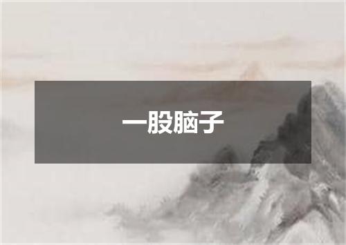 一股脑子