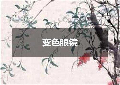 变色眼镜