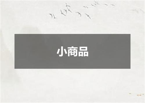 小商品