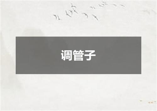 调管子