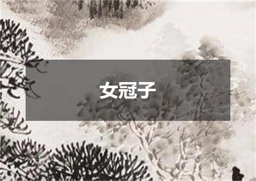 女冠子