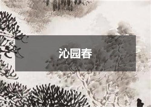 沁园春