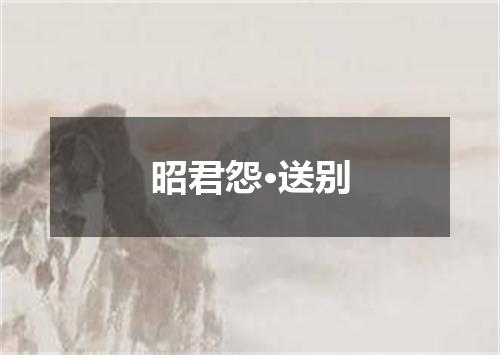 昭君怨·送别