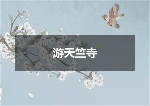 游天竺寺