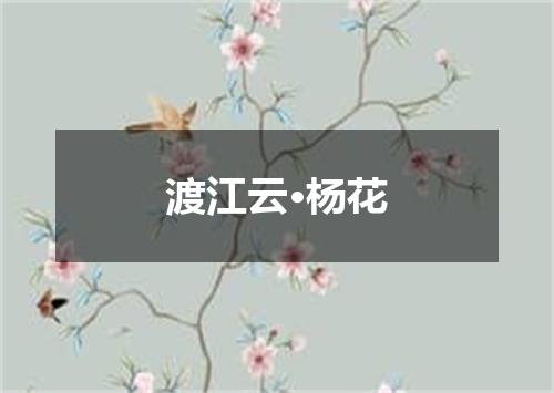 渡江云·杨花