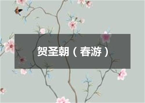 贺圣朝（春游）
