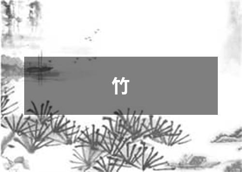 竹