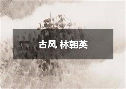 古风 林朝英