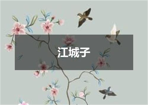 江城子