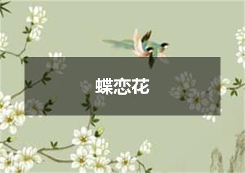 蝶恋花