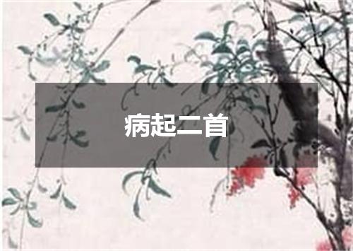 病起二首