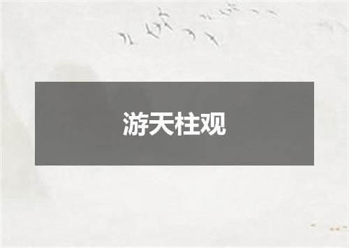 游天柱观