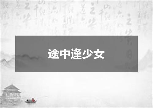 途中逢少女