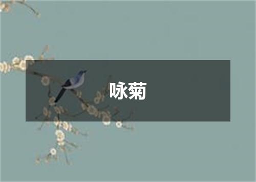 咏菊