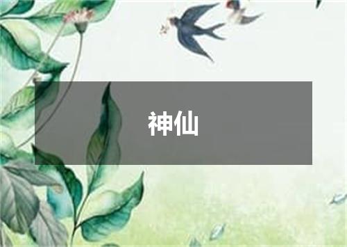 神仙