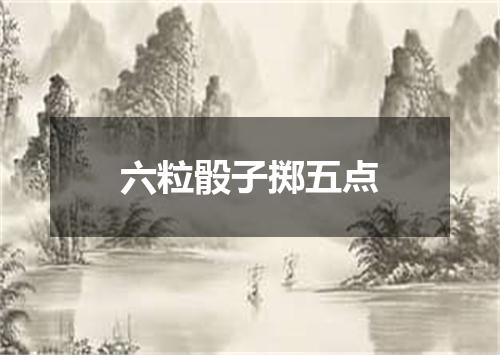 六粒骰子掷五点