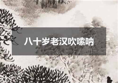 八十岁老汉吹嗦呐