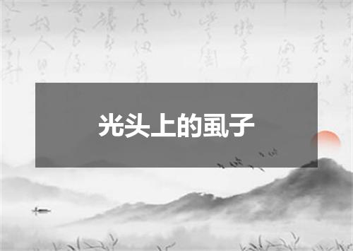 光头上的虱子