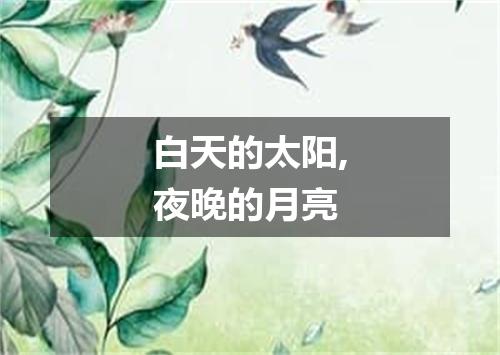 白天的太阳,夜晚的月亮