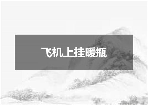飞机上挂暖瓶