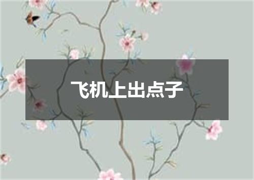 飞机上出点子