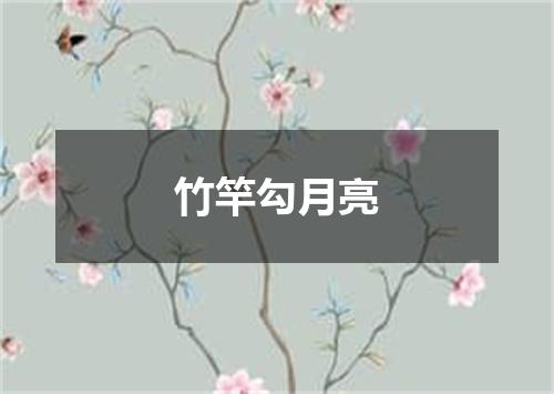 竹竿勾月亮
