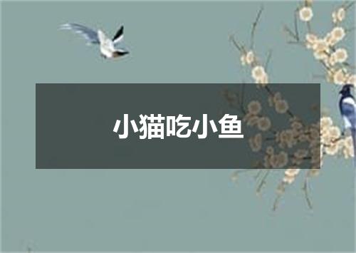 小猫吃小鱼