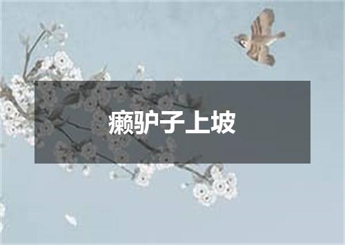 癞驴子上坡