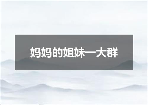 妈妈的姐妹一大群