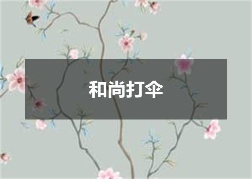 和尚打伞