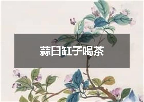 蒜臼缸子喝茶