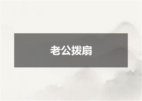 老公拨扇