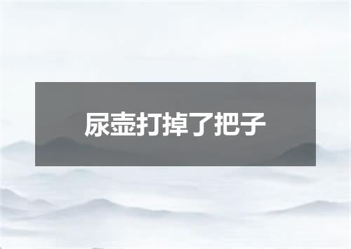 尿壶打掉了把子