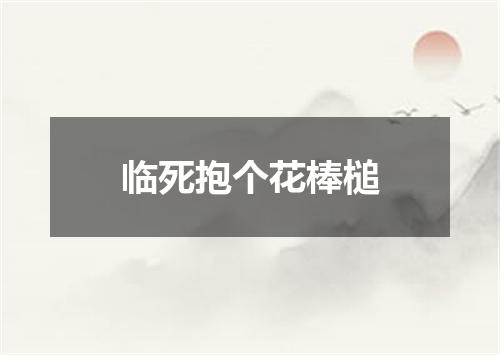 临死抱个花棒槌