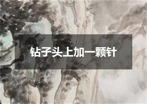 钻子头上加一颗针