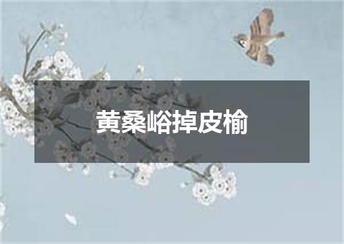 黄桑峪掉皮榆