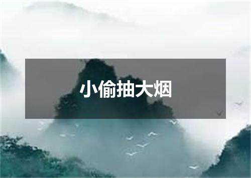 小偷抽大烟