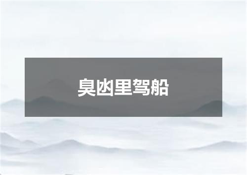 臭凼里驾船
