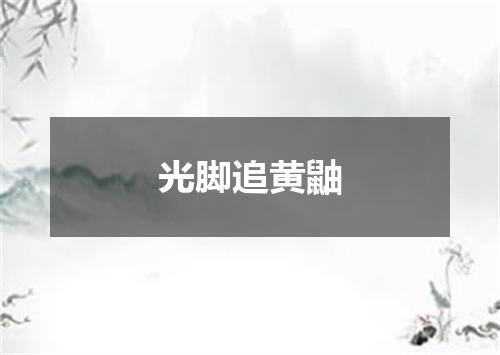 光脚追黄鼬