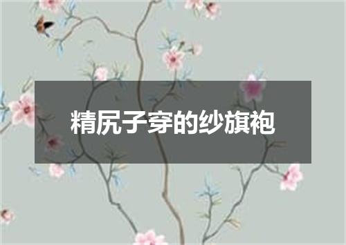 精尻子穿的纱旗袍