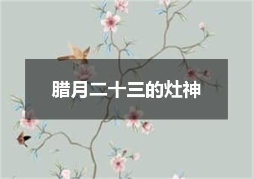 腊月二十三的灶神
