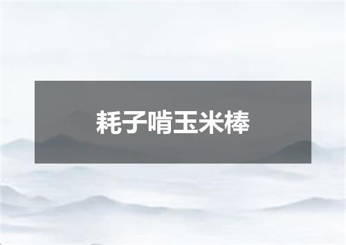 耗子啃玉米棒