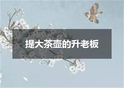 提大茶壶的升老板
