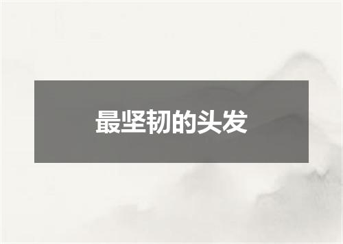 最坚韧的头发
