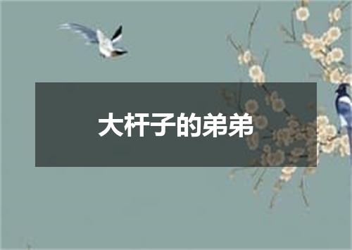 大杆子的弟弟