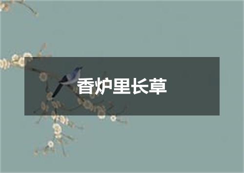 香炉里长草