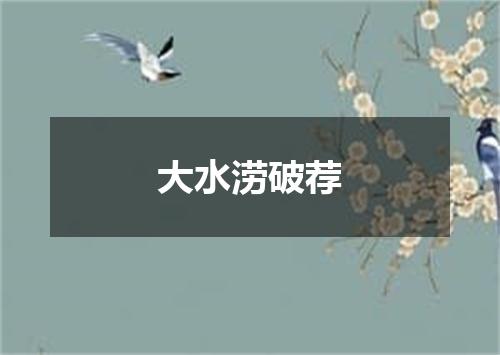 大水涝破荐