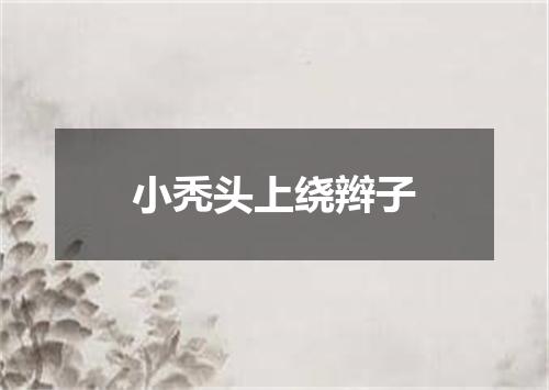小秃头上绕辫子