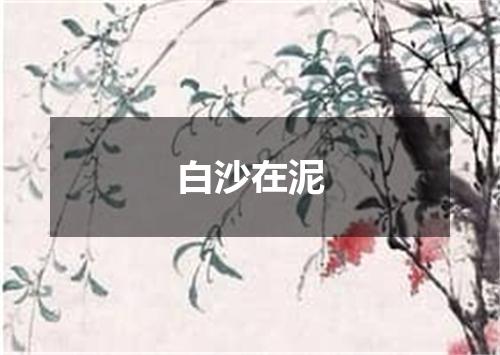 白沙在泥